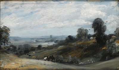 Dolina Dedham z Langham, 1812 autorstwa John Constable