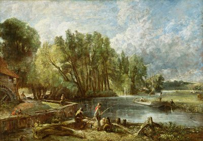 Młodzi Waltoniarze - Stratford Mill, ok. 1819-25 autorstwa John Constable