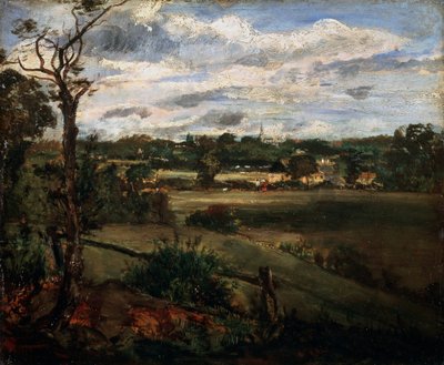 Widok na Highgate z Hampstead Heath, początek XIX wieku autorstwa John Constable
