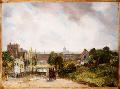 Widok na londyńskie miasto z domku Sir Richarda Steele