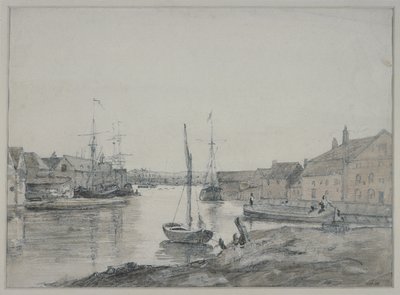 Magazyny i wysyłka na Orewell w Ipswich autorstwa John Constable