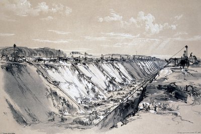 Cięcie Tring, Hertfordshire autorstwa John Cooke Bourne