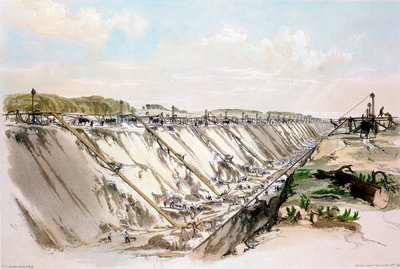 Cięcie Tring, London & Birmingham Railway, 17 czerwca 1837 1839 autorstwa John Cooke Bourne