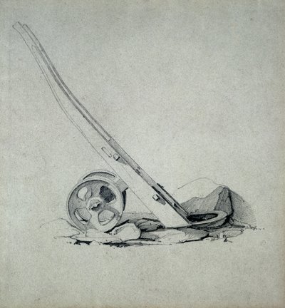 Ciężarówka, lata 30. XIX wieku (pióro i atrament oraz pranie na papierze) autorstwa John Cooke Bourne