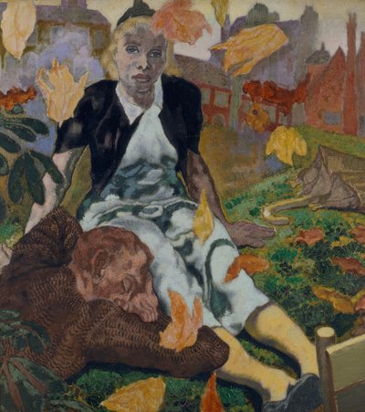 Jesienne liście (olej na płótnie) autorstwa John Copley