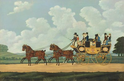 Dover-London Stage on the Road J. i W. Chaplina autorstwa John Cordrey