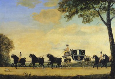 Powóz markiza Bath (olej na płótnie) autorstwa John Cordrey