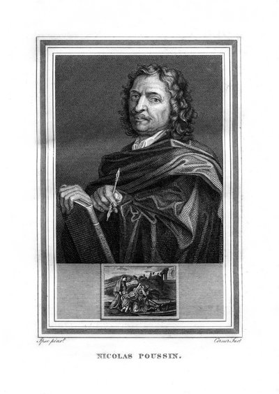 Nicolas Poussin, francuski malarz, 1825. autorstwa John Corner