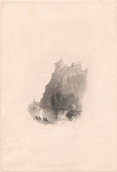 Chateau Gaillard, od południa autorstwa John Cousen