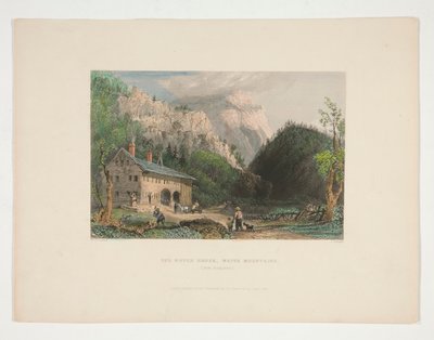 The Notch House, White Mountains, New Hampshire, ilustracja dla Nathaniela Parkera Willisa autorstwa John Cousen