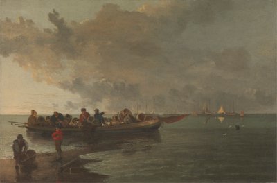 Barka z rannym żołnierzem autorstwa John Crome
