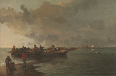 Barka z rannym żołnierzem autorstwa John Crome