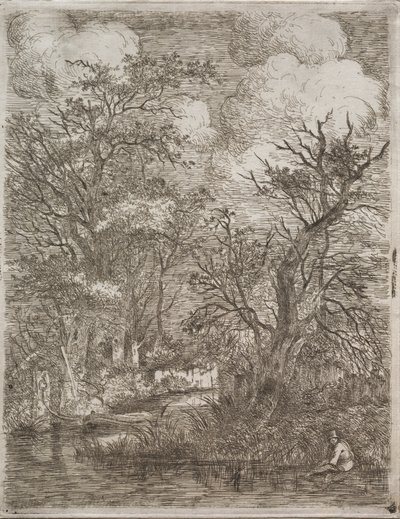 Tył młynów autorstwa John Crome