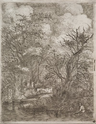 Tył Młynów, ok. godz. 1812-1813. autorstwa John Crome