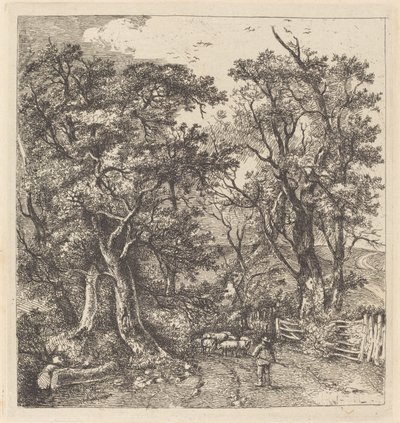 Scena drogowa, Hethersett autorstwa John Crome