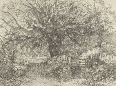 Scena Drogowa, Hala Trowse, 1813 autorstwa John Crome