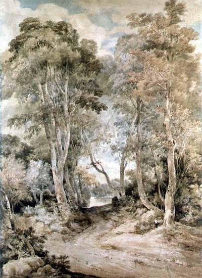 Scena z drewna autorstwa John Crome