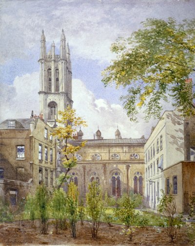 Kościół św. Michała, Cornhill, City of London, 1882. autorstwa John Crowther