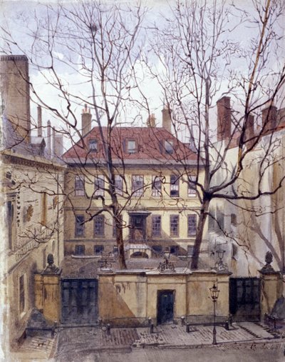 Dziekanat, Carter Lane, 1881 autorstwa John Crowther