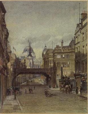 Wzgórze Ludgate autorstwa John Crowther