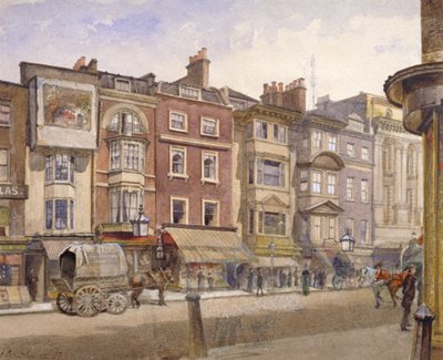 Nr 412-418 Strand, Westminster, Londyn, 1887 autorstwa John Crowther