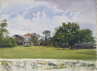Widok z boku budynku Turret House, Lambeth, 1880 r. autorstwa John Crowther