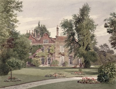 Widok z boku na Raleigh House, Brixton Hill, Lambeth, 1887 autorstwa John Crowther