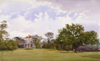 Widok z boku na Turret House, Lambeth, Londyn, 1880 autorstwa John Crowther
