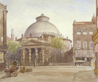 Kaplica Spa Fields, Exmouth Street, Finsbury, Londyn, 1886 autorstwa John Crowther