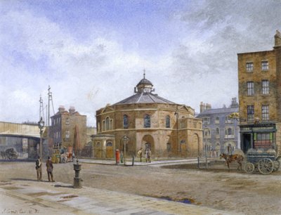 Surrey Chapel, nr 196 Blackfriars Road, Southwark, Londyn, 1881 autorstwa John Crowther