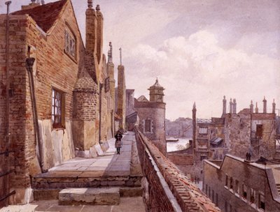 Tower of London, Londyn, 1883 autorstwa John Crowther
