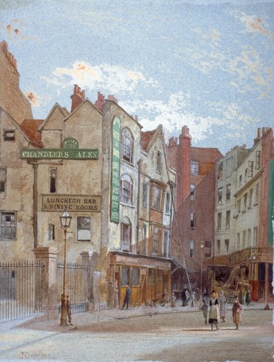 Widok hotelu Woods, Portugal Street, Westminster, Londyn, ok. 1880 autorstwa John Crowther
