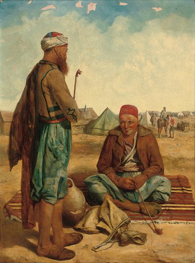 Palacze, 1856 autorstwa John Dalbiac Luard