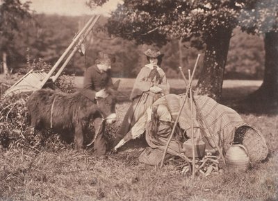 Gipsies, 1853-56. autorstwa John Dillwyn Llewelyn