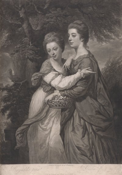 Elżbieta i Emma Crewe autorstwa John Dixon