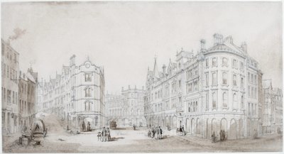 Akenside Hill, Newcastle upon Tyne (kolor nadwozia) autorstwa John Dobson