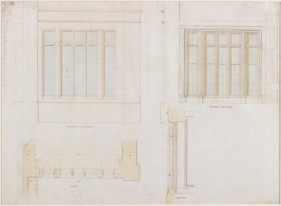 Holme Eden (pióro i atrament oraz pranie (niebieski i brązowy) na papierze (na papierze)) autorstwa John Dobson