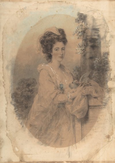 Isabella Hunter, kuzynka artysty, 1781. autorstwa John Downman