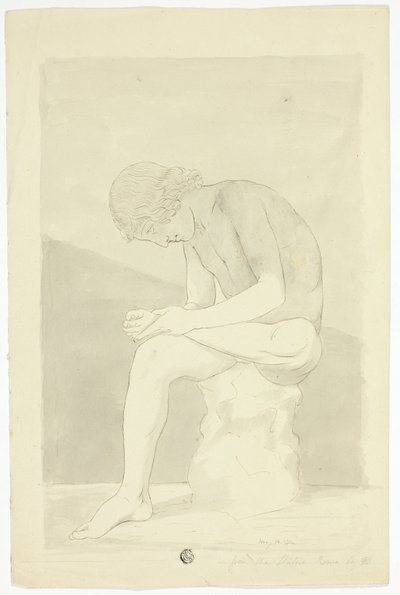 Zbieracz Cierni (Lo Spinario) autorstwa John Downman