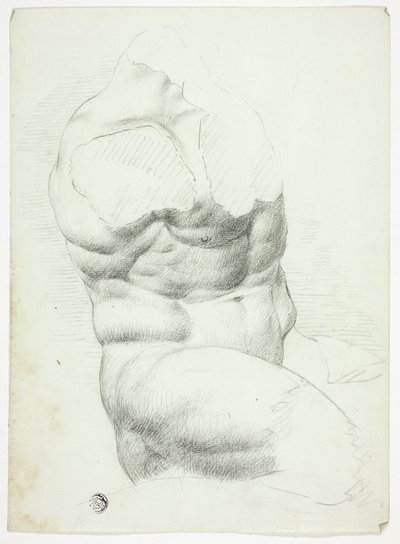 Tors starożytnego posągu autorstwa John Downman