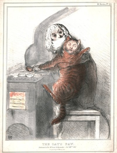 „Kocia łapa”, 1832. autorstwa John Doyle