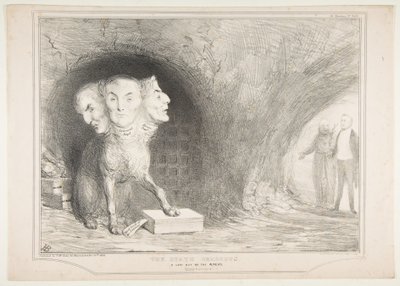 Państwowy Cerber, Liść z Neady, swobodnie przetłumaczony, 11 grudnia 1834. autorstwa John Doyle