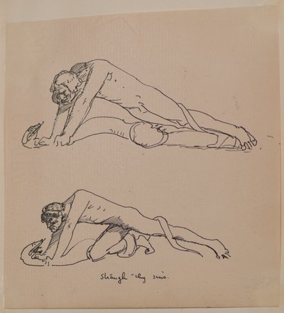 Dusisz swoje grzechy (pióro i atrament) autorstwa John Duncan