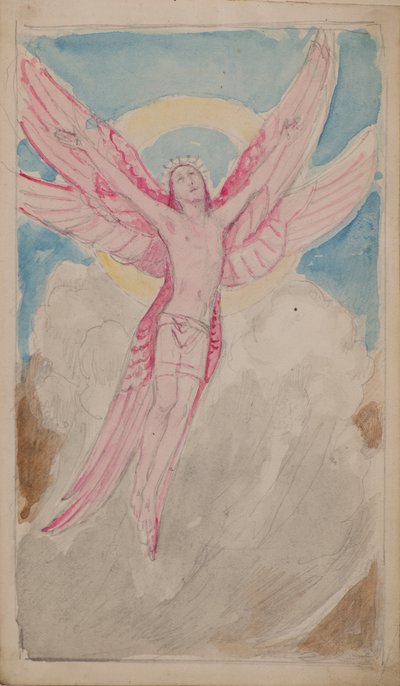 Wizja św. Franciszka (akwarela) autorstwa John Duncan