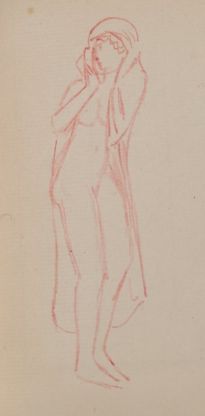 Bez tytułu [figura kobieca] (ołówek) autorstwa John Duncan