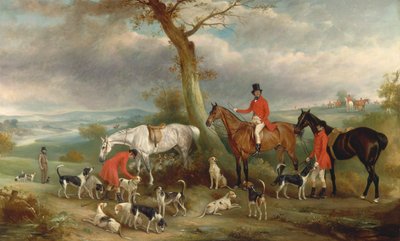 Thomas Wilkinson, MFH, z Hurworth Foxhounds autorstwa John E. Ferneley