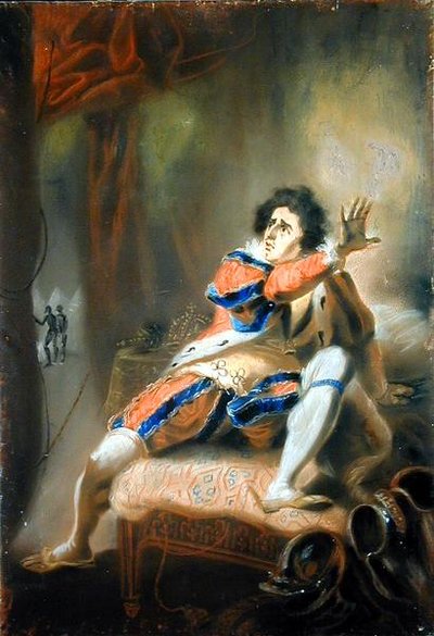John Philip Kemble (1757-1823) - Ryszard III Szekspira (pastel na welinie) autorstwa John Eckstein