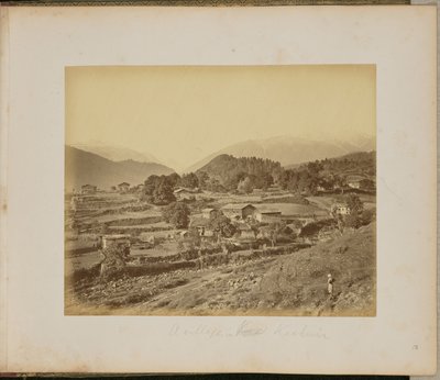 Wioska w Kaszmirze autorstwa John Edward Saché