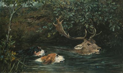 Poszedł do wody, 1899 autorstwa John Emms