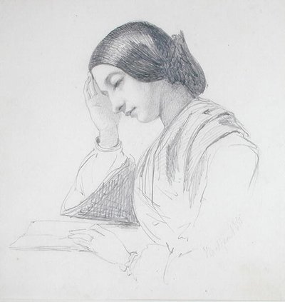 Głowa dziewczyny autorstwa John Evan Hodgson